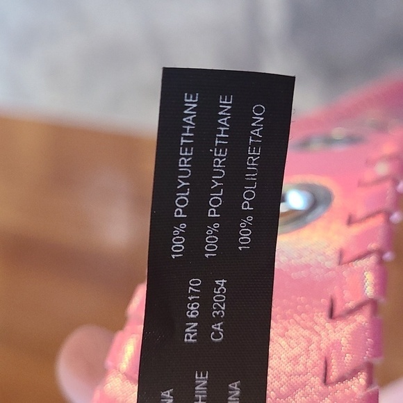 DEVON GROMMET BELT IN PINK - Picture 3 of 6